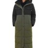 Women's Winter Long Down Parka Jackets Warm Thickened Hooded Maxi Quilted Puffer Coat