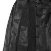Womens Leather Jacket - Vintage Style Long Leather Jacket Women