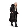51WQwZecrpL.jpg Nellie Long Coat for Women-Insulated Jacket with Removable Faux Fur Trim