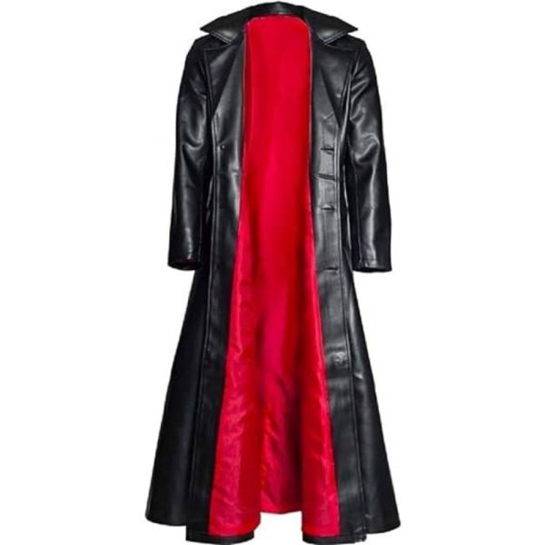 Dynamic Contrast: The Dual-Tone Leather Bomber Jacket (US, Alpha, Medium, Regular, Extra Long, Black)