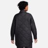 Sportswear Essential Women's Quilted Trench Jacket (US, Alpha, Medium, Regular, Regular, Black/White)