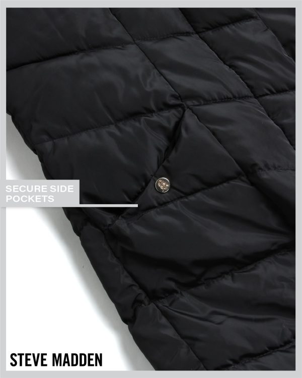 Women's Insulated Quilted Puffer Parka Winter Coat with Hood (S-XL)