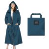 Womens Long Raincoats Waterproof Rain Jacket Lightweight Breathable Hooded Windbreaker