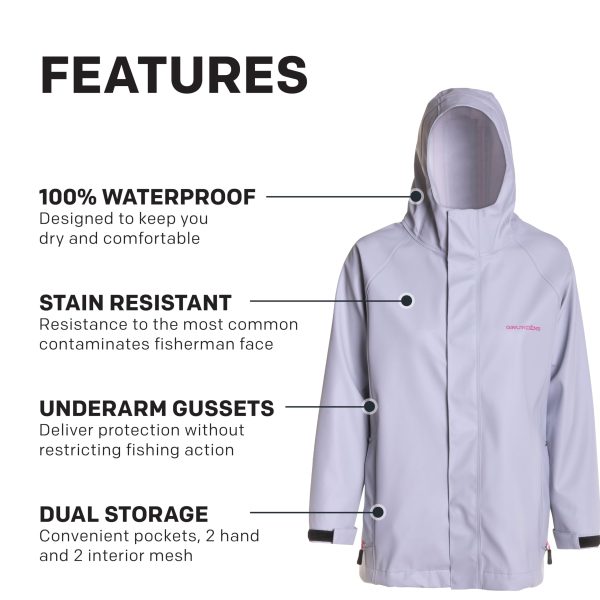 Women’s Neptune Commercial Fishing Jacket | Waterproof, Adjustable