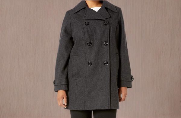 Women's Classic Double Breasted Wool Coat
