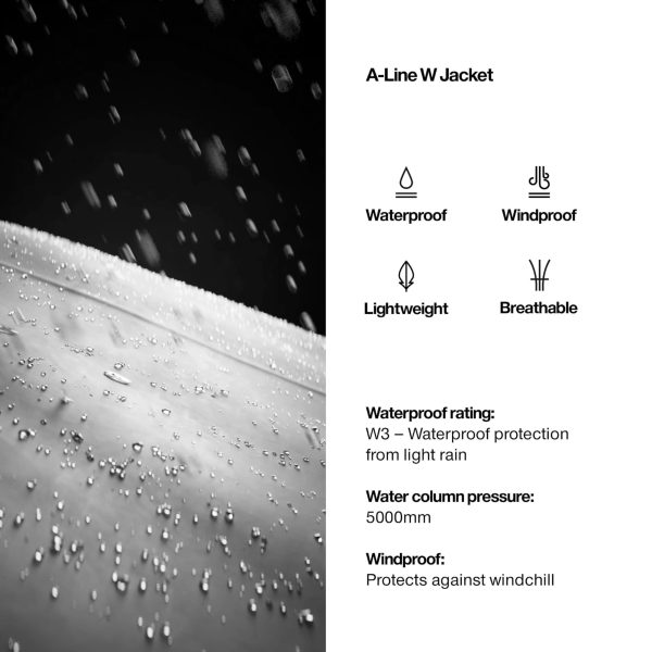 A-line W Jacket - Waterproof Jacket for Women Coat with Hood Gear
